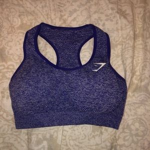 Purple vital seamless sports bra